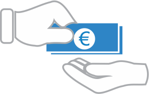 Bargeld bei Abholung