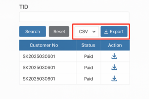 End customer invoice