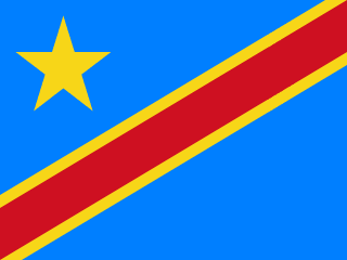 Demokratische Republik Kongo flag