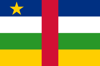 Zentralafrikanische Republik flag